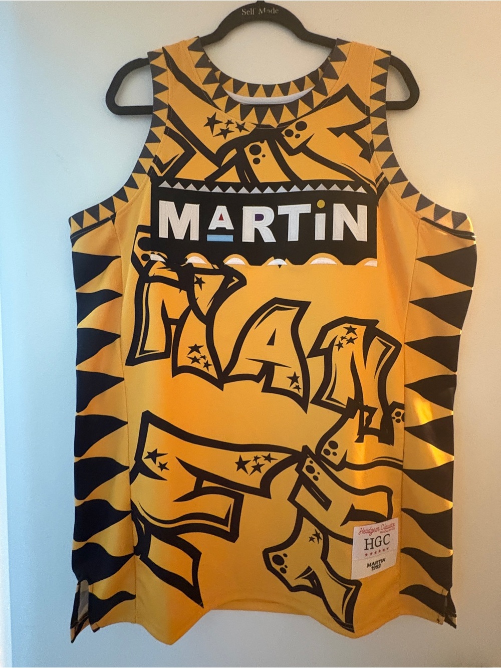 Headgear Classics Martin Yellow Basketball Jersey